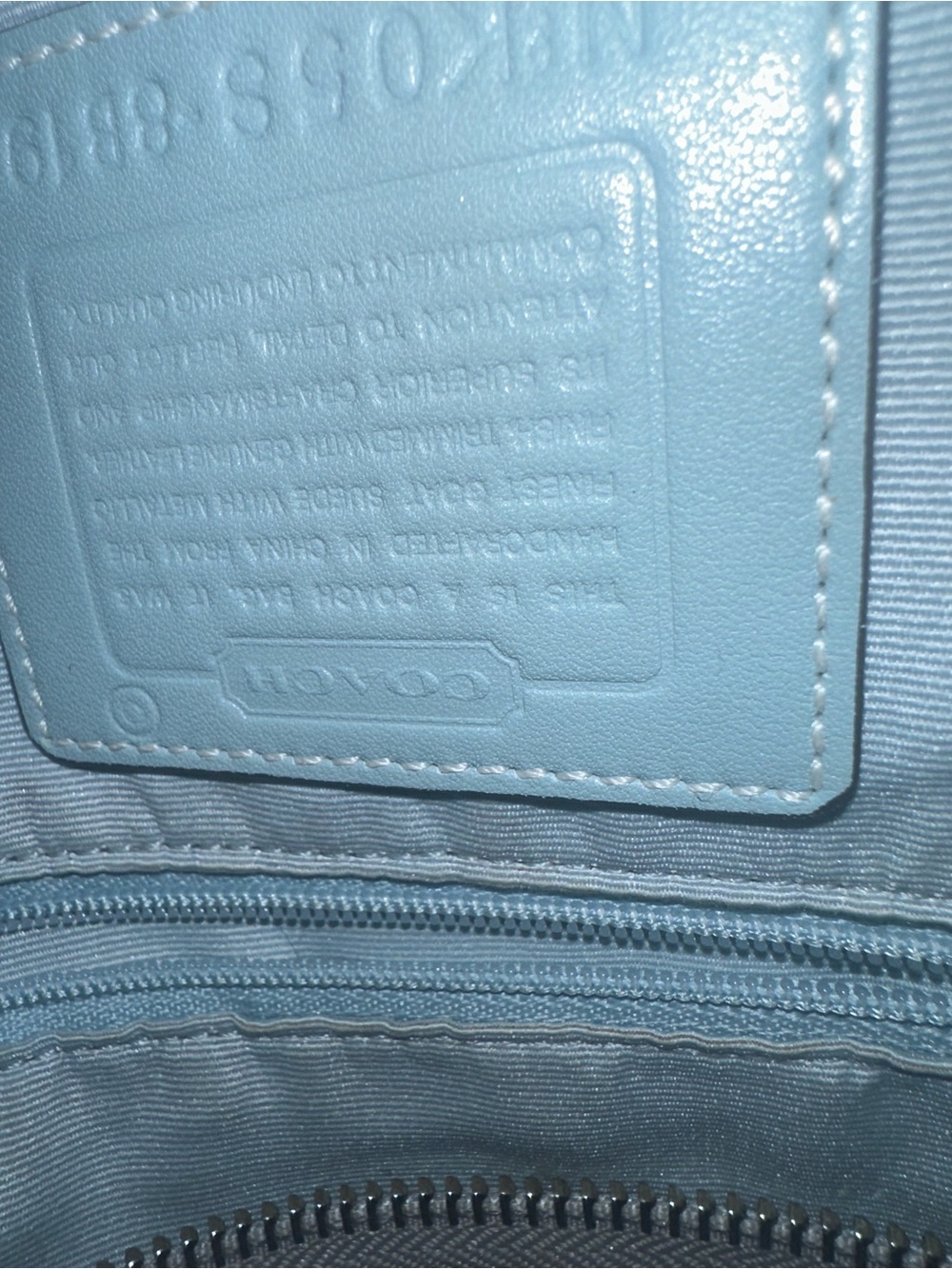 Vintage Y2K Coach Metallic Silver Leather Soho Small Hobo Bag - Picture 13 of 13